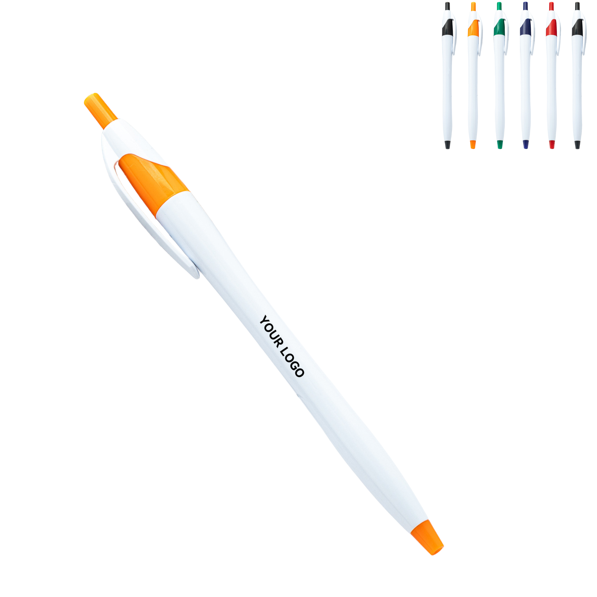 Stylish Click-Action Plastic Ballpoint Pen 2