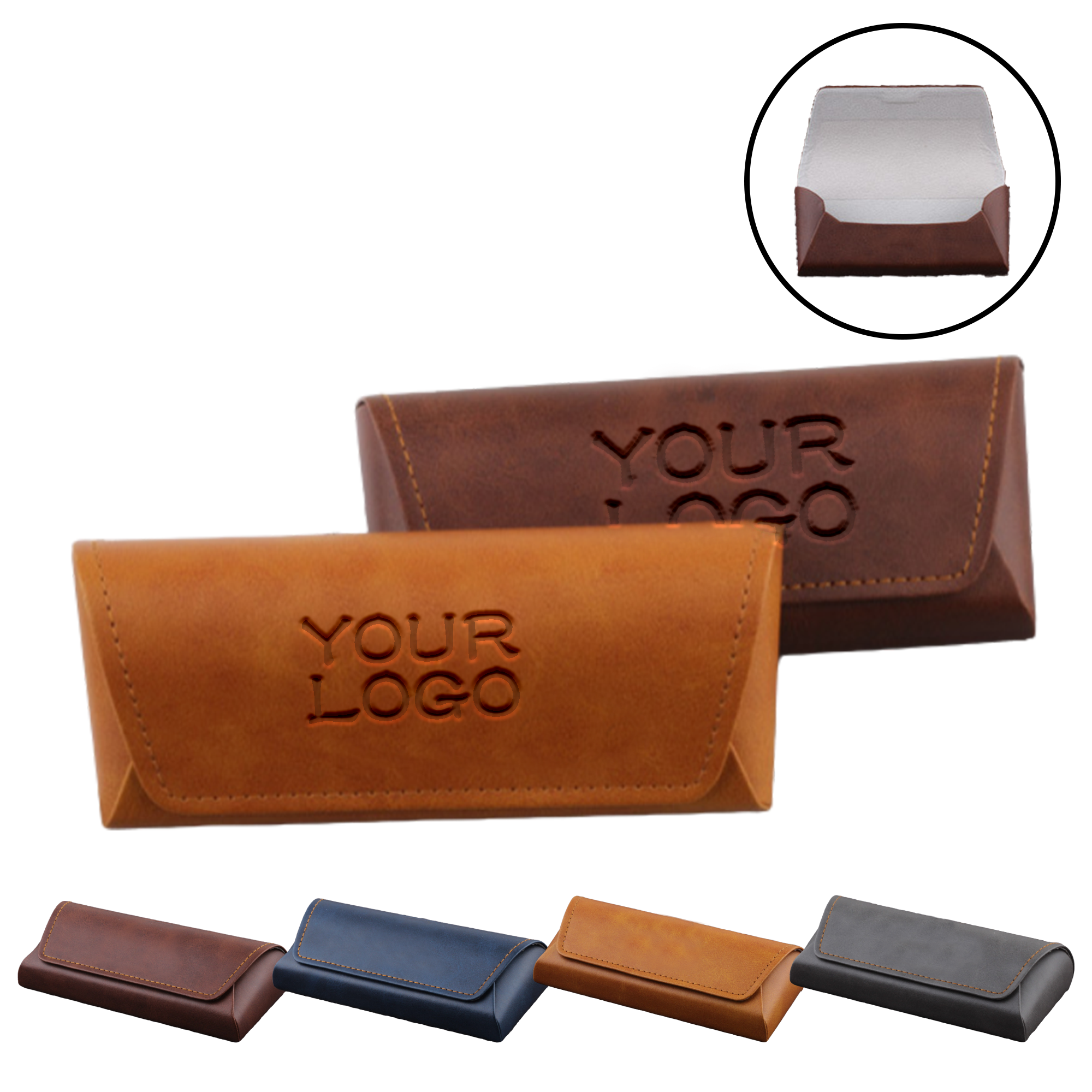 MOQ 20 PCS Custom Logo Sunglasses Case 2