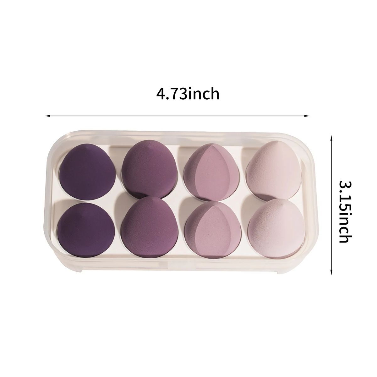 Non-Latex Makeup Sponge Set 4.73" x 3.15" for Foundation and Contouring 1