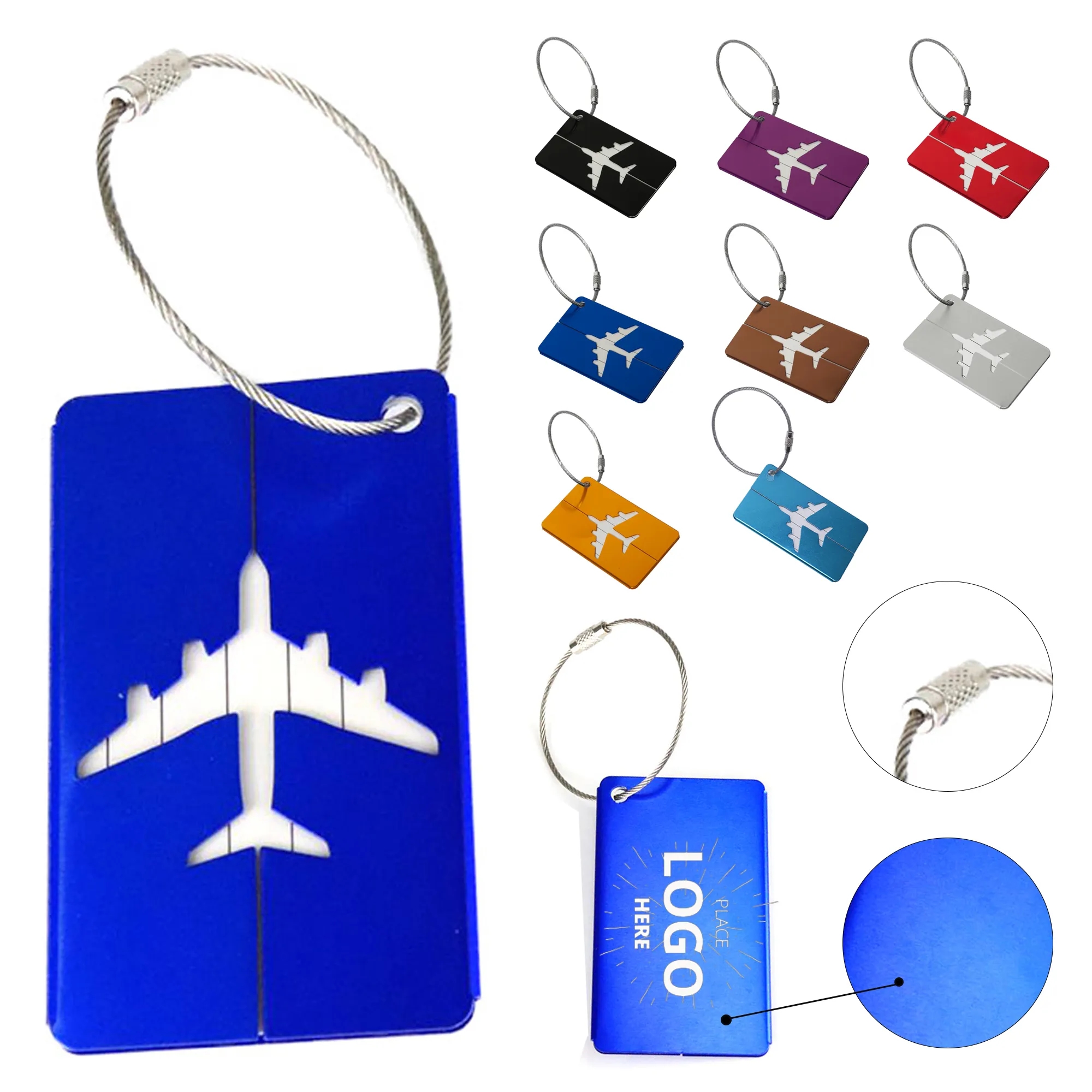 Aluminum Alloy Luggage Tag 4