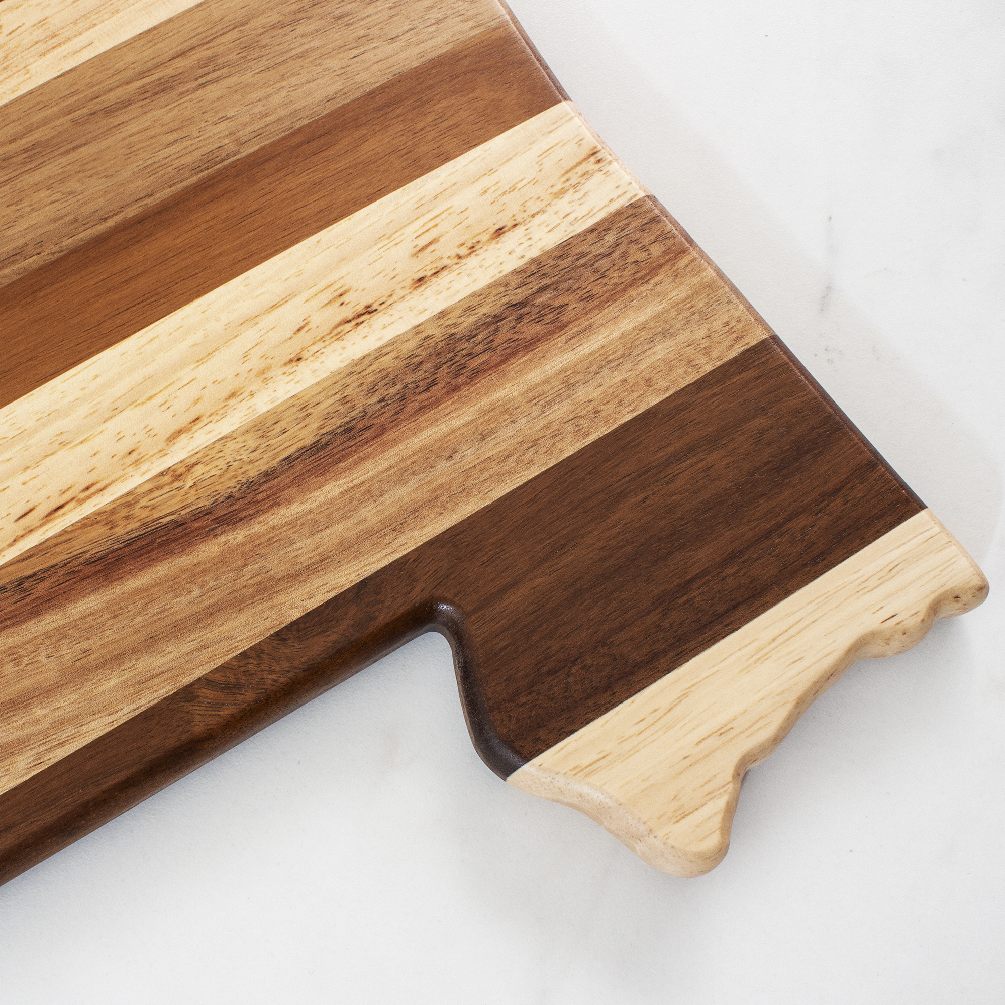 Rock & Branch® Shiplap Series Mississippi State Shaped Wood Serving and Cutting Board 3