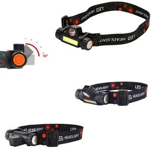 Headlamp Flashlight With 5 Lighting Modes And Elastic Band 3