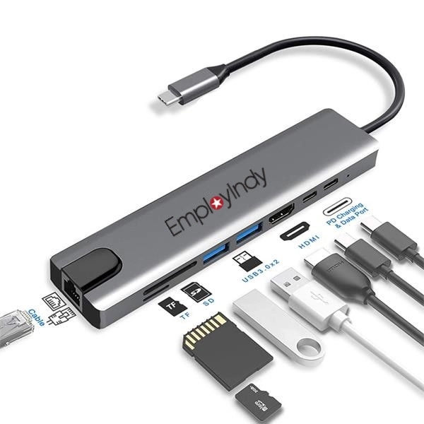 8 In 1 Usb C Hub Multiport Adapter 6