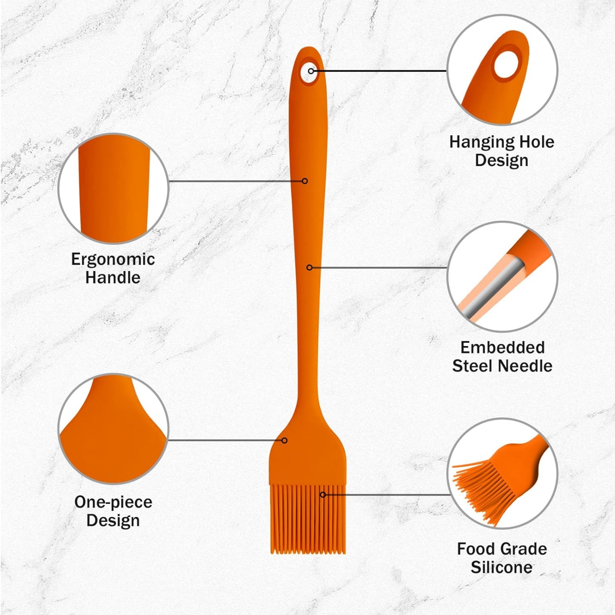 Silicone Basting Pastry Brush 2