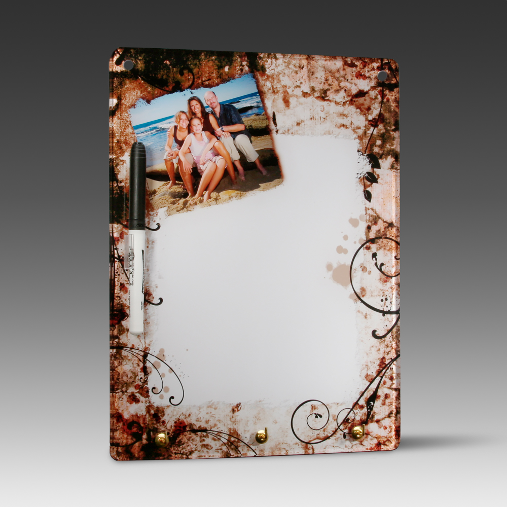 Dry Erase Board w/Keychain Hooks 1