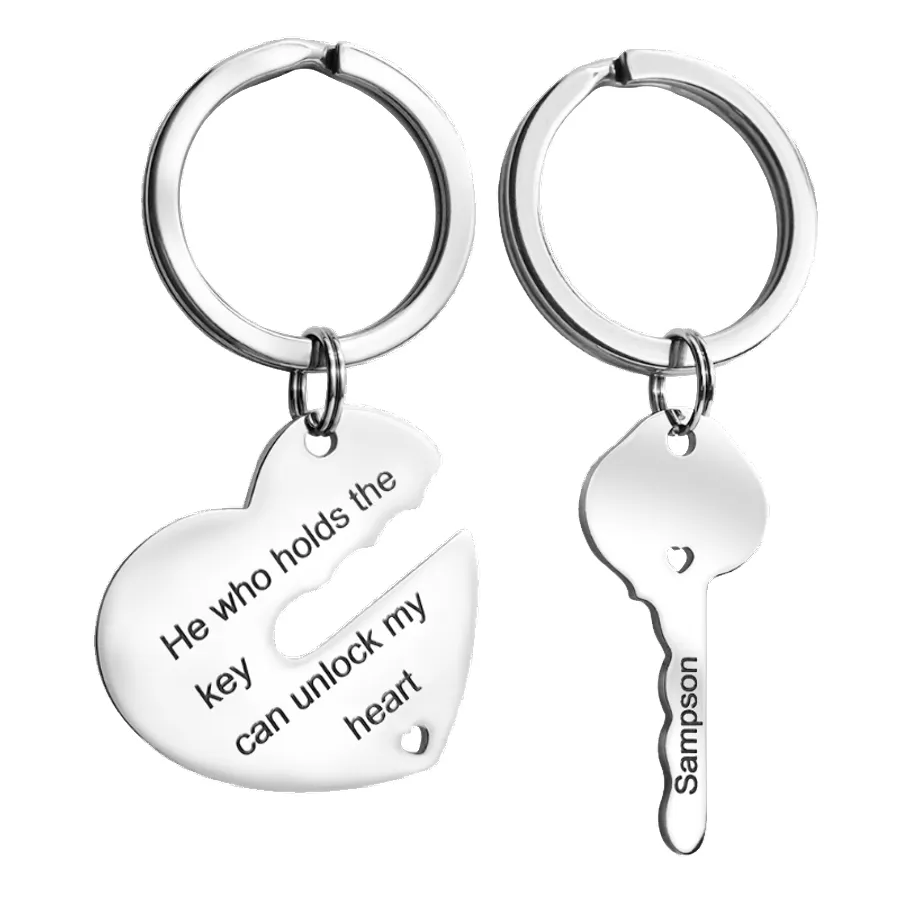 Metal Keychain for Couples 5