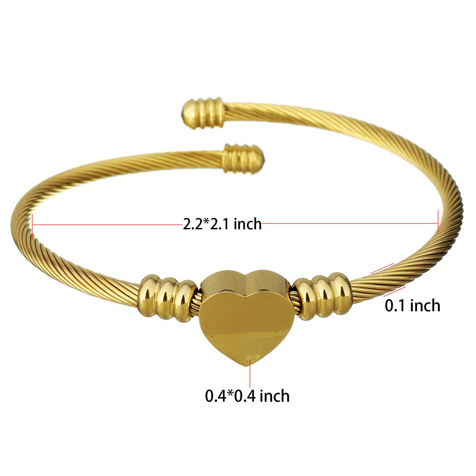 Heart shaped woven bracelet 3