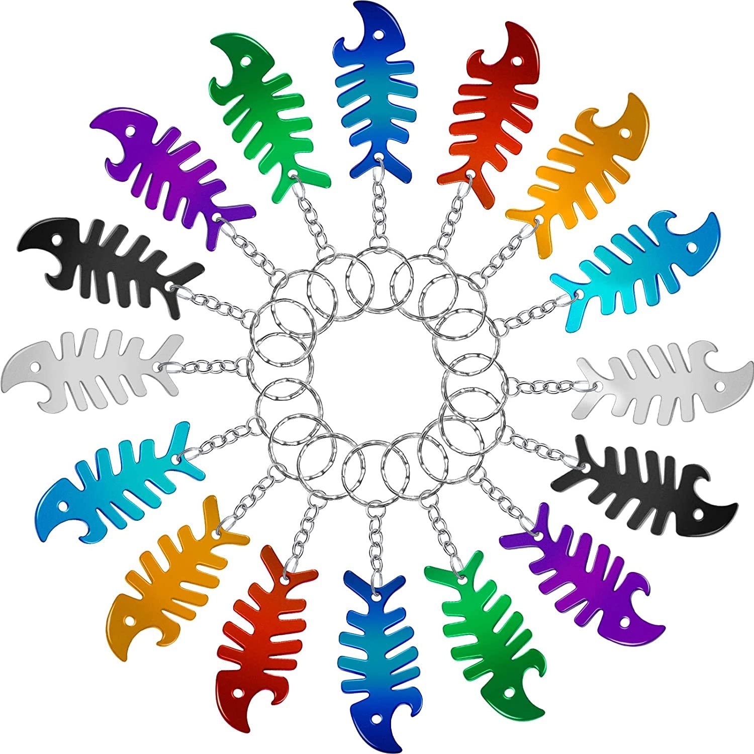 Fishbone Keyring Bottle Opener 2