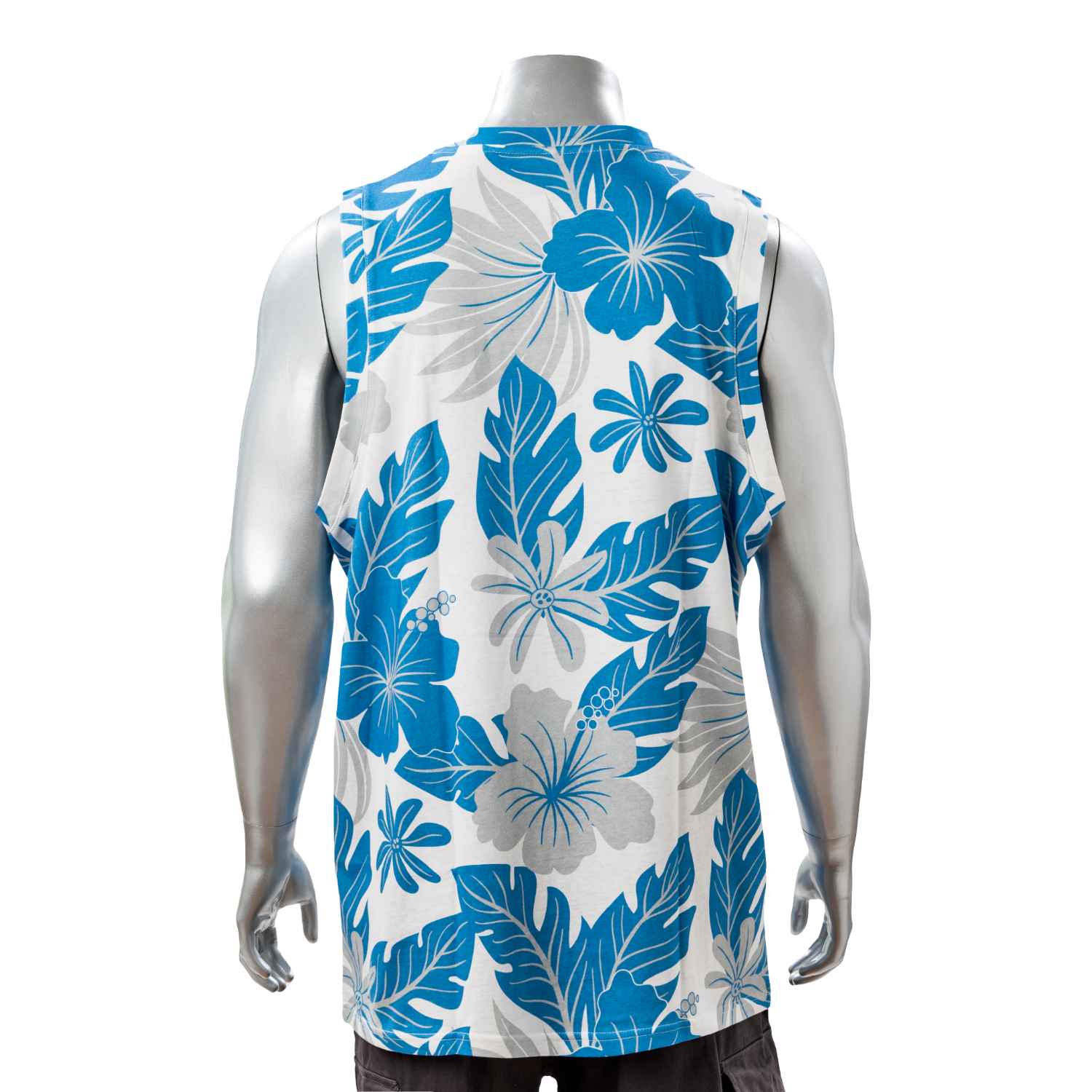 100% Cotton Full Color Pigmented Digital Print Men's Tank Top - 5.3 oz 1