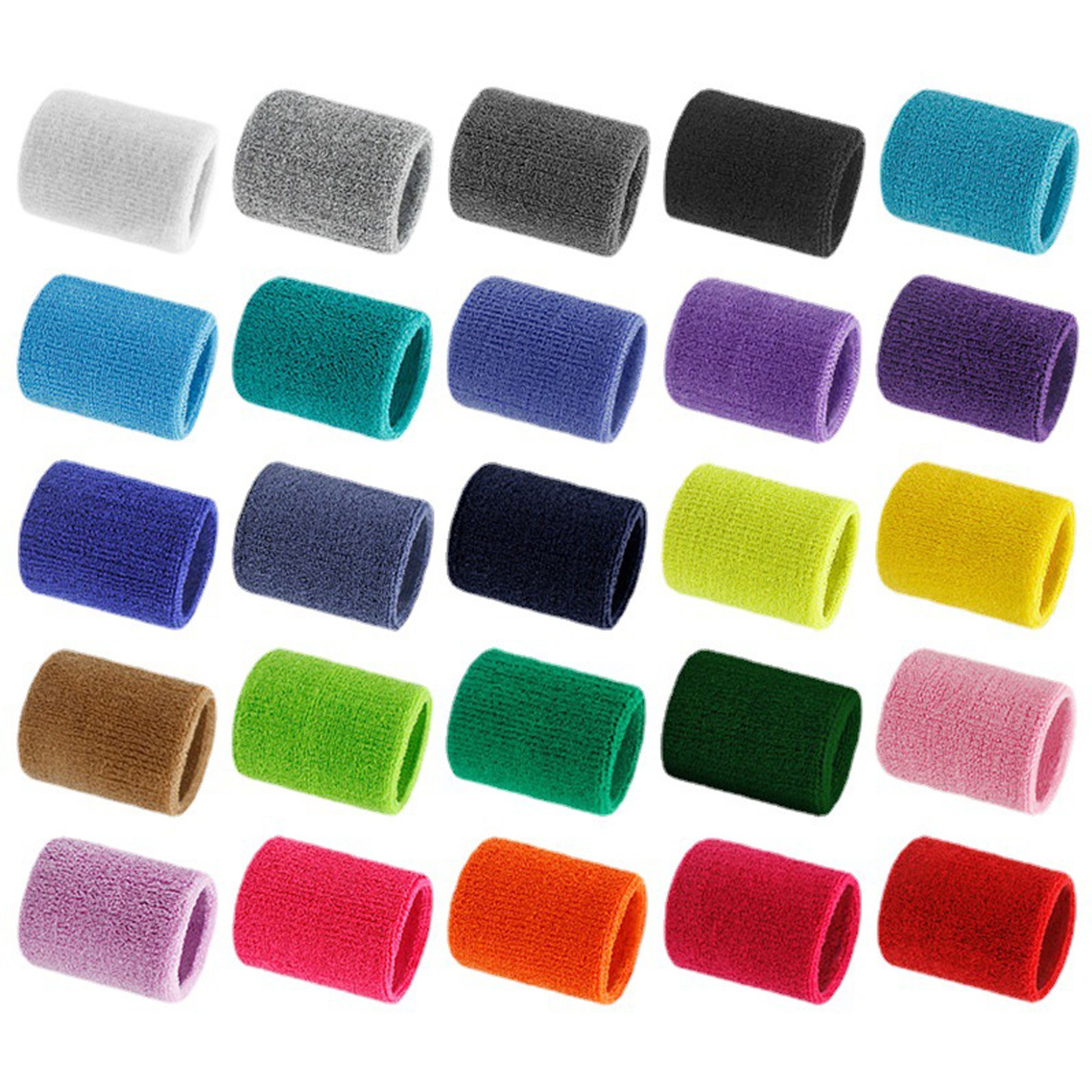 Embroidered Terry Cloth Sport Wristband 2