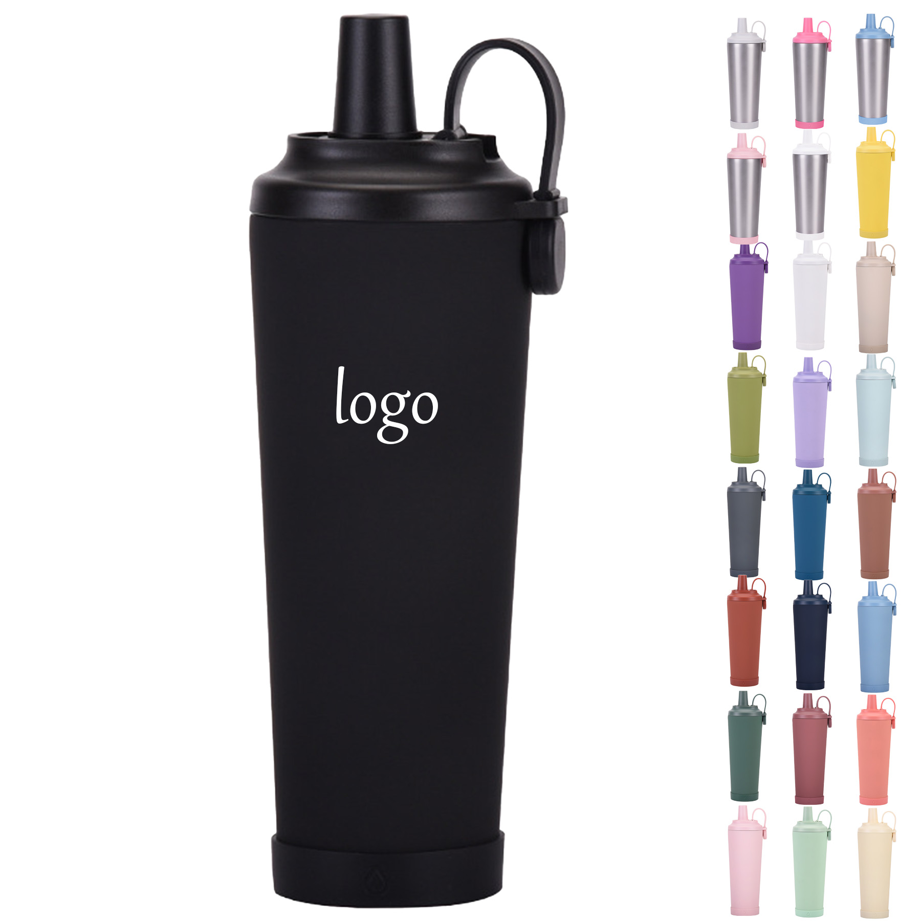 28oz Insulated Bottle with Magnetic Handle, custom water bottle with logo imprint 5