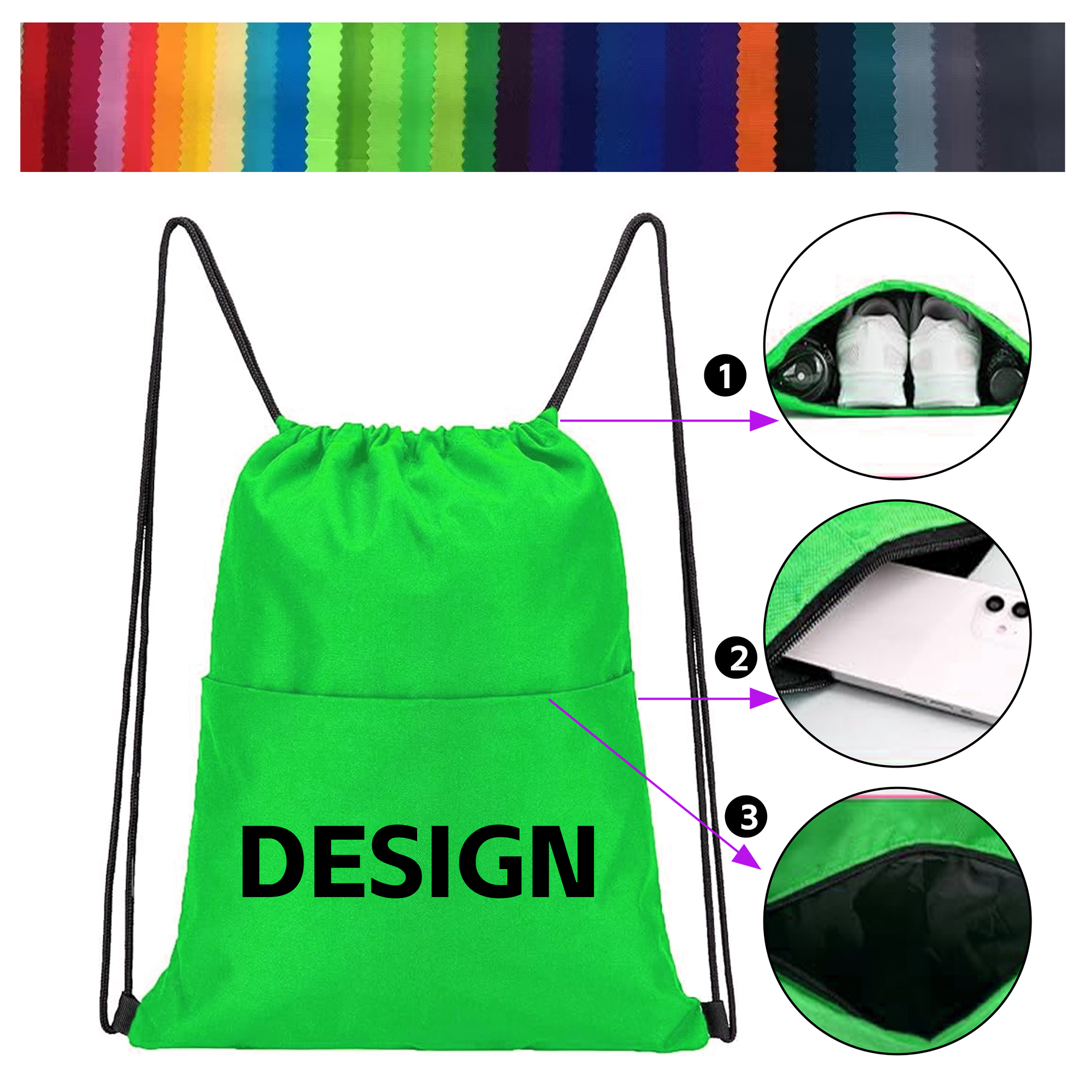Custom 600D Polyester Bag 3
