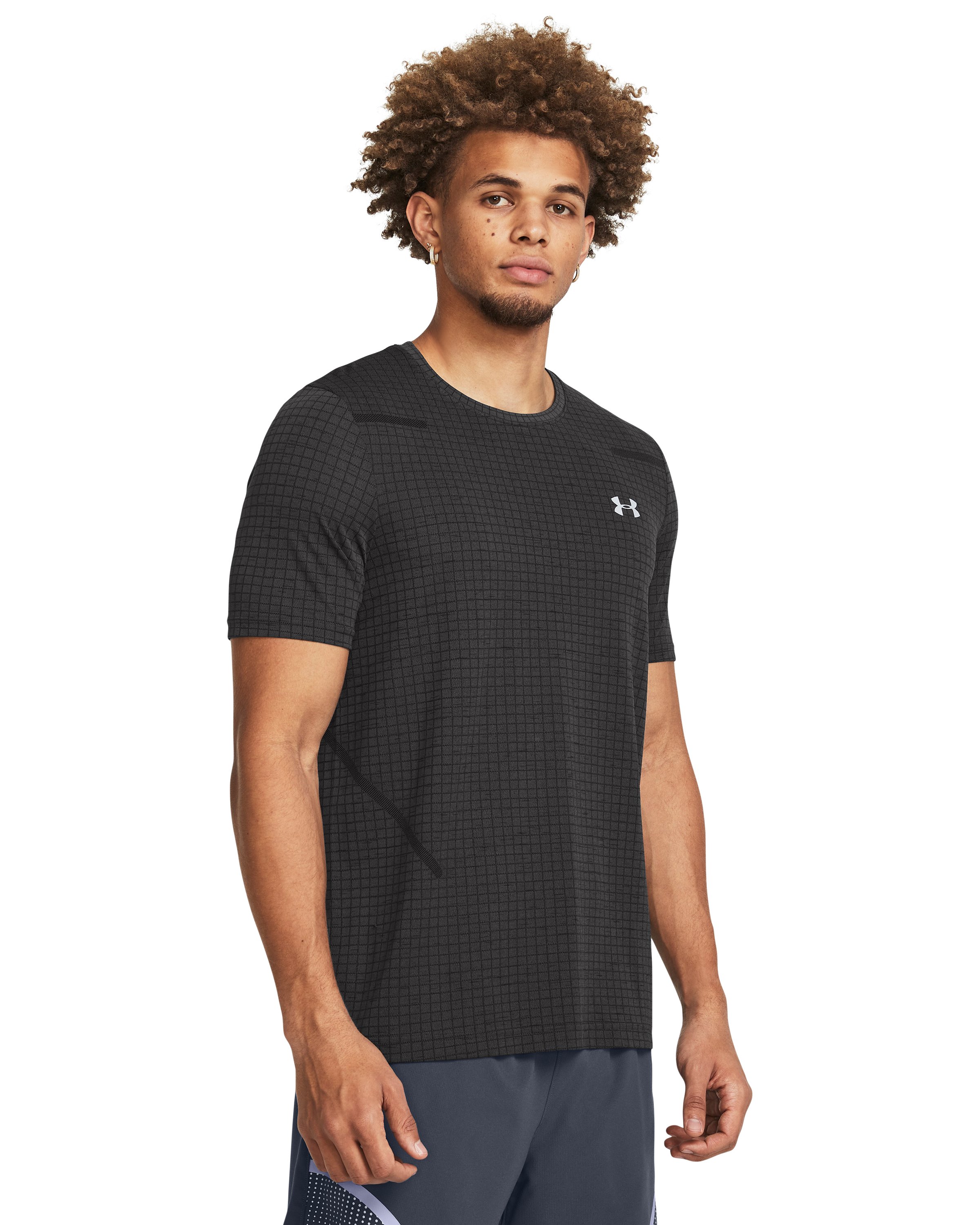 UA Seamless Grid Men's Short Sleeve 37