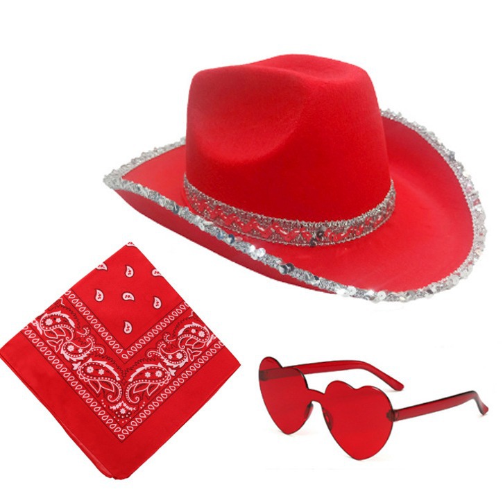 Christmas Cowboy Hat 2