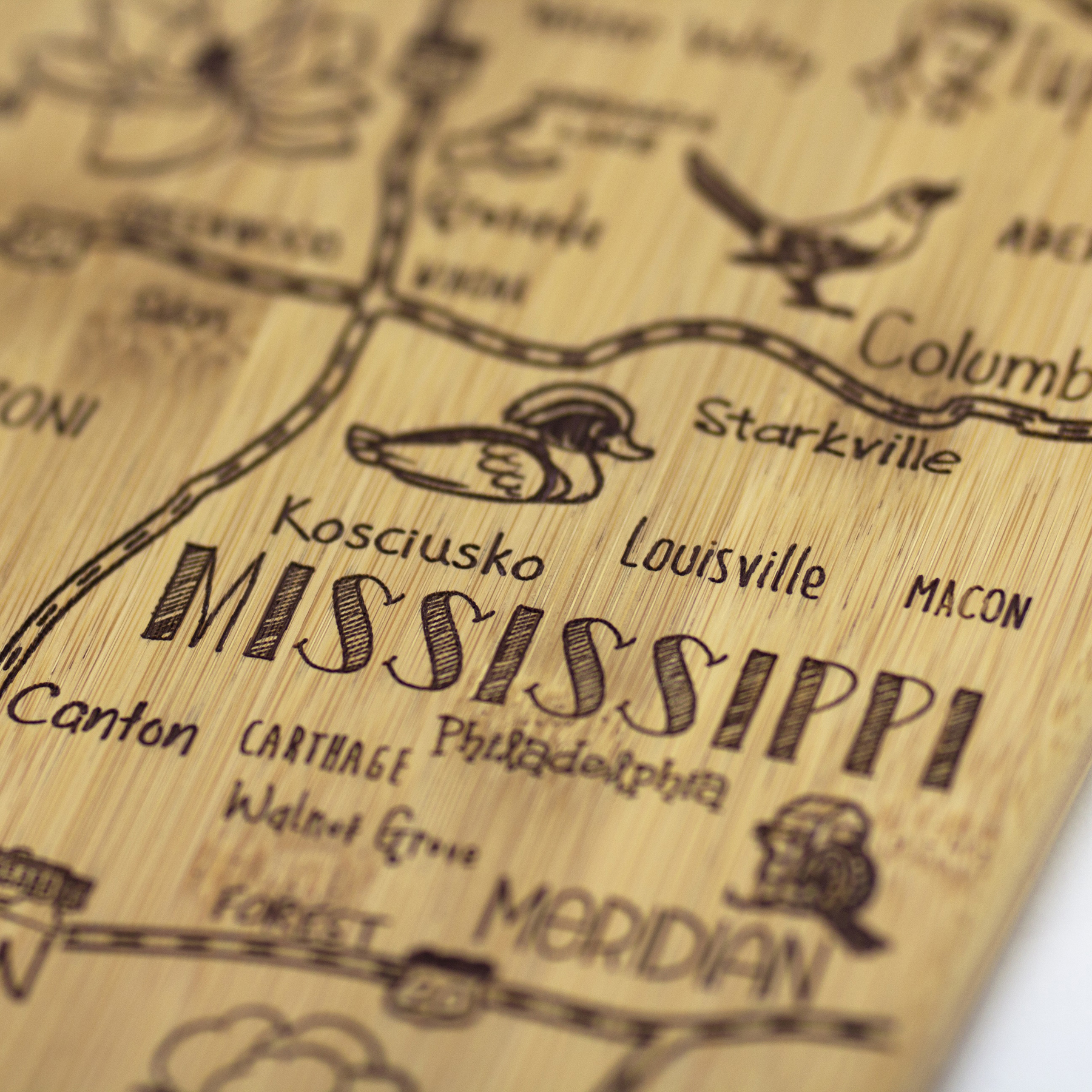 Destination Mississippi Cutting & Serving Board 3