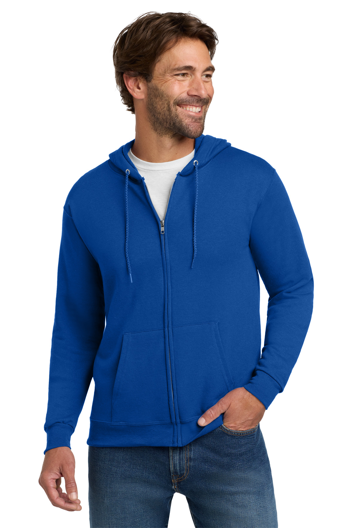 Hanes® EcoSmart Full-Zip Hooded Sweatshirt 22