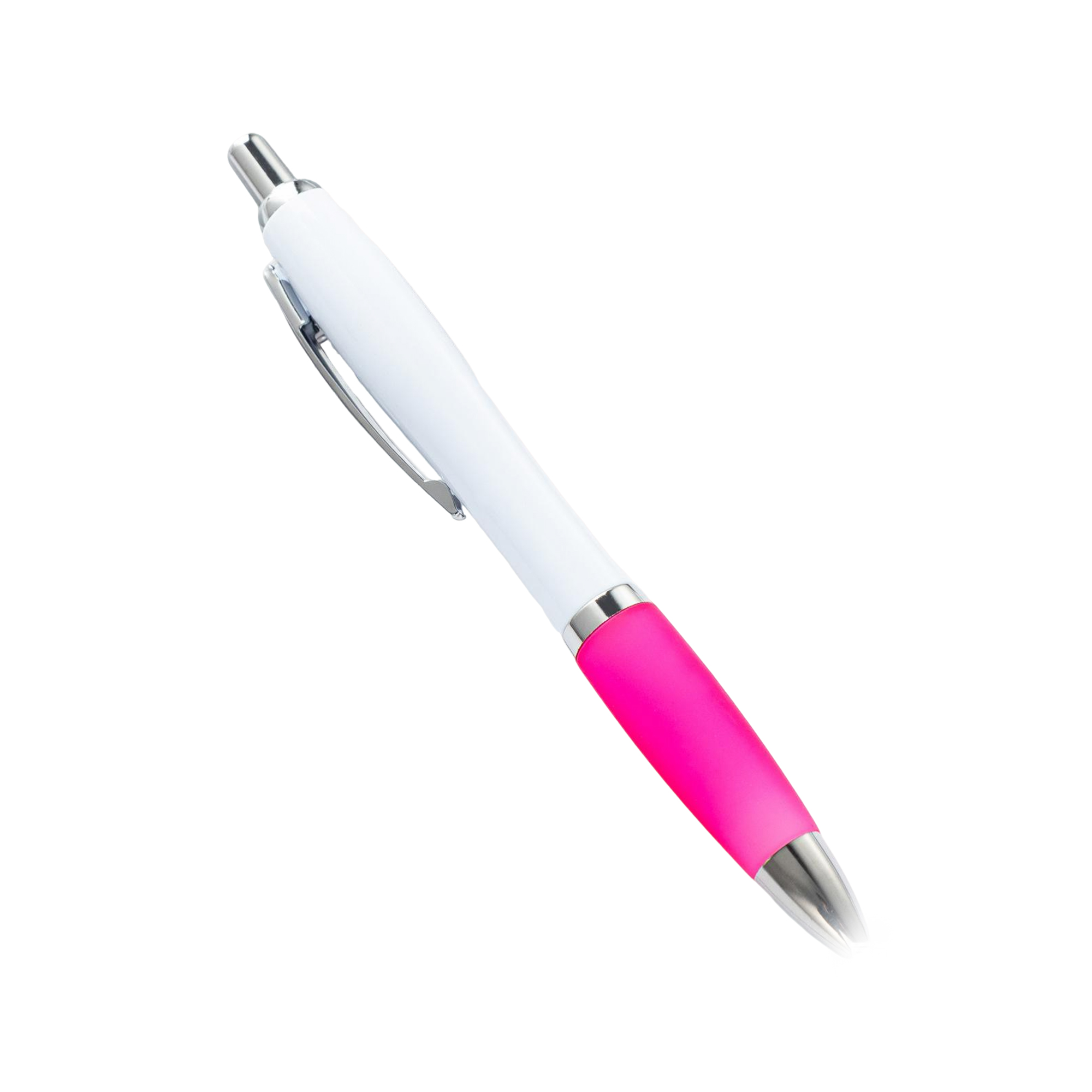 Retractable Ballpoint Pen Translucent Barrel Design 18