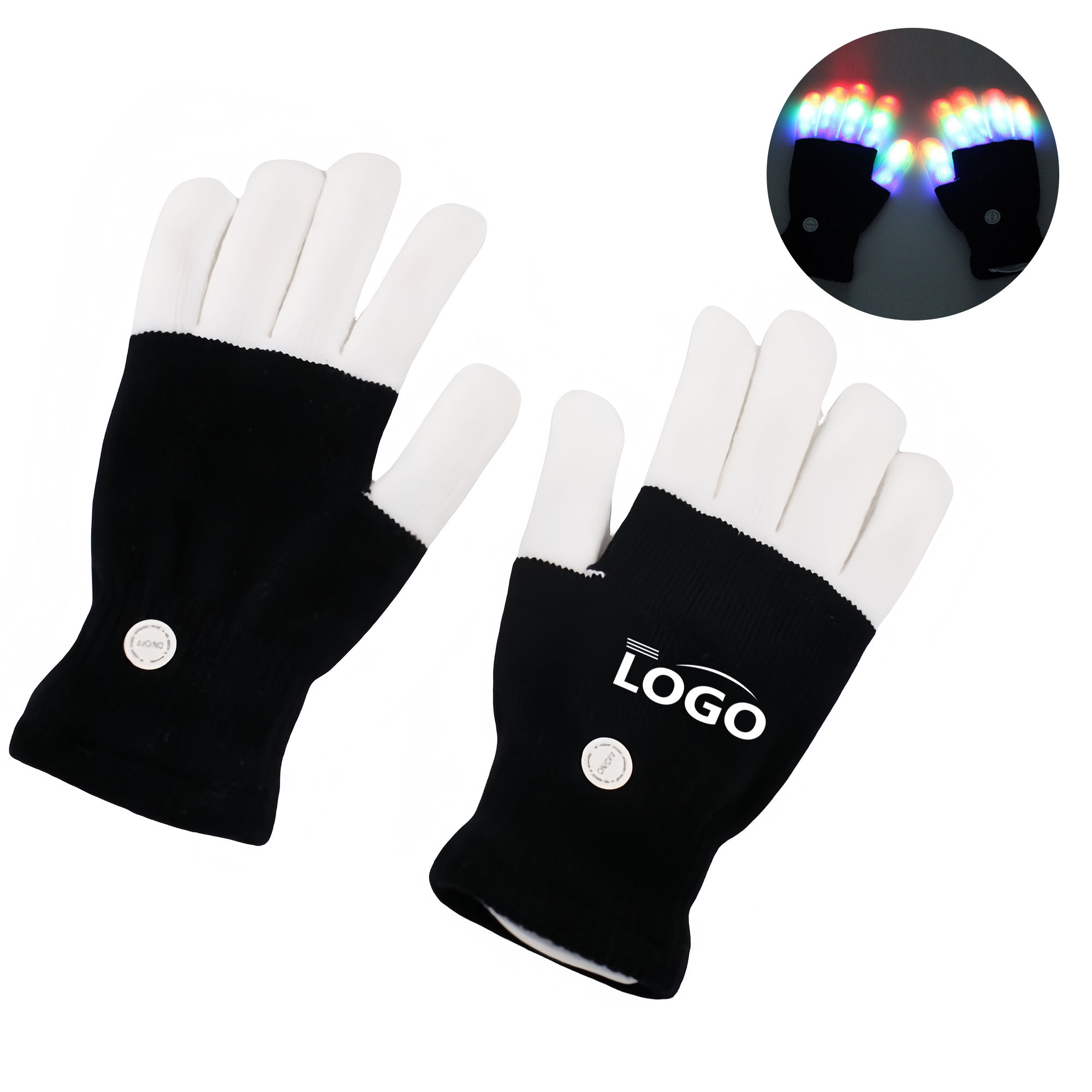 LED Party Gloves with Light-Up Features 4