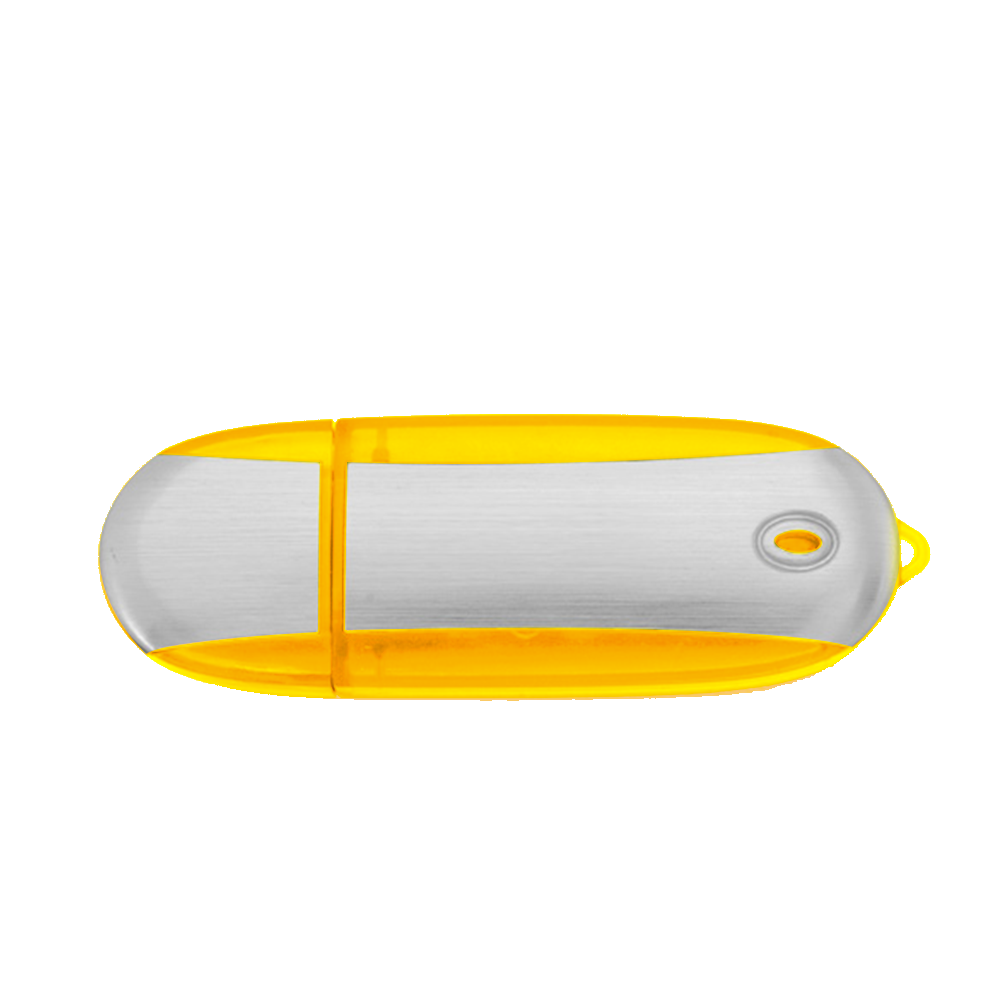 Lemont Brushed Aluminum Oval USB - Simports 21