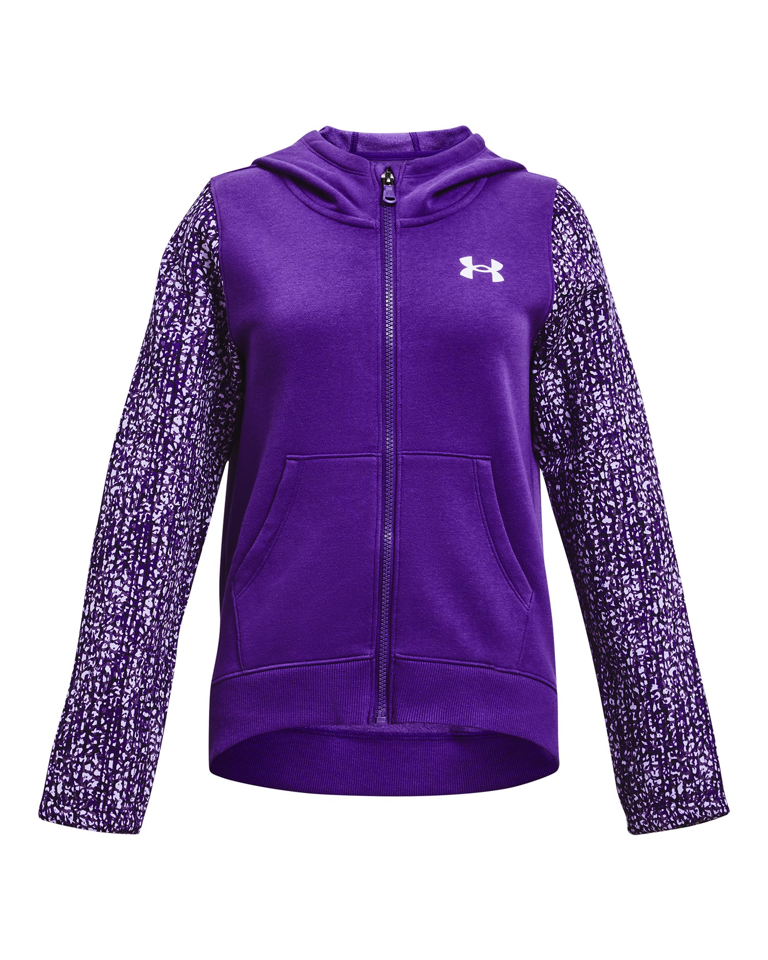 UA Rival Fleece Girls' Full-Zip 2
