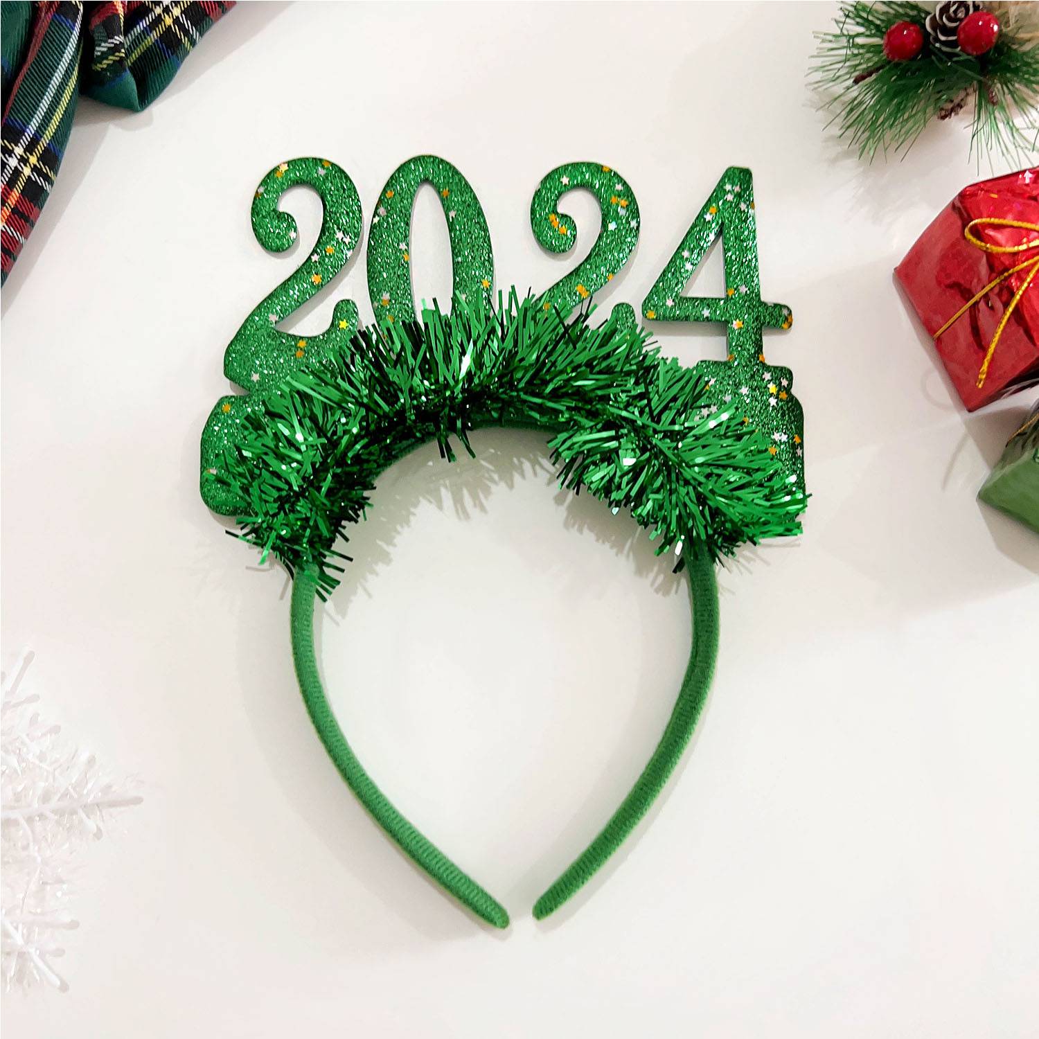 Christmas Party Digital New Year Decorative Headband 7