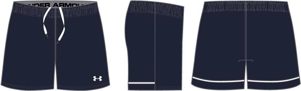 Women's UA Squad Shorts  4