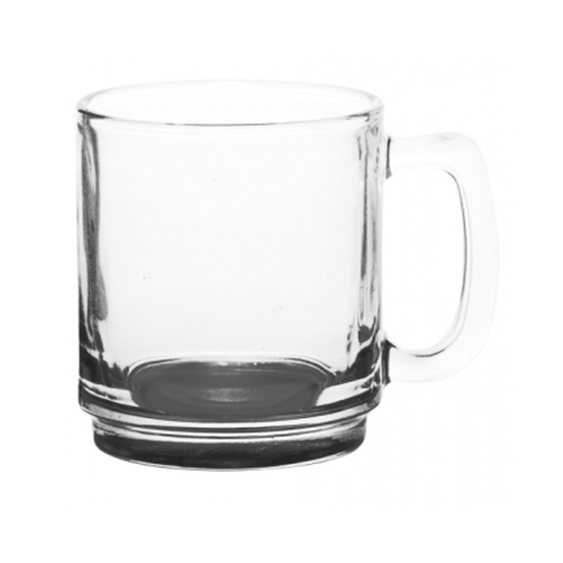 Cata Glass Coffee Mugs - 9 OZ. 2