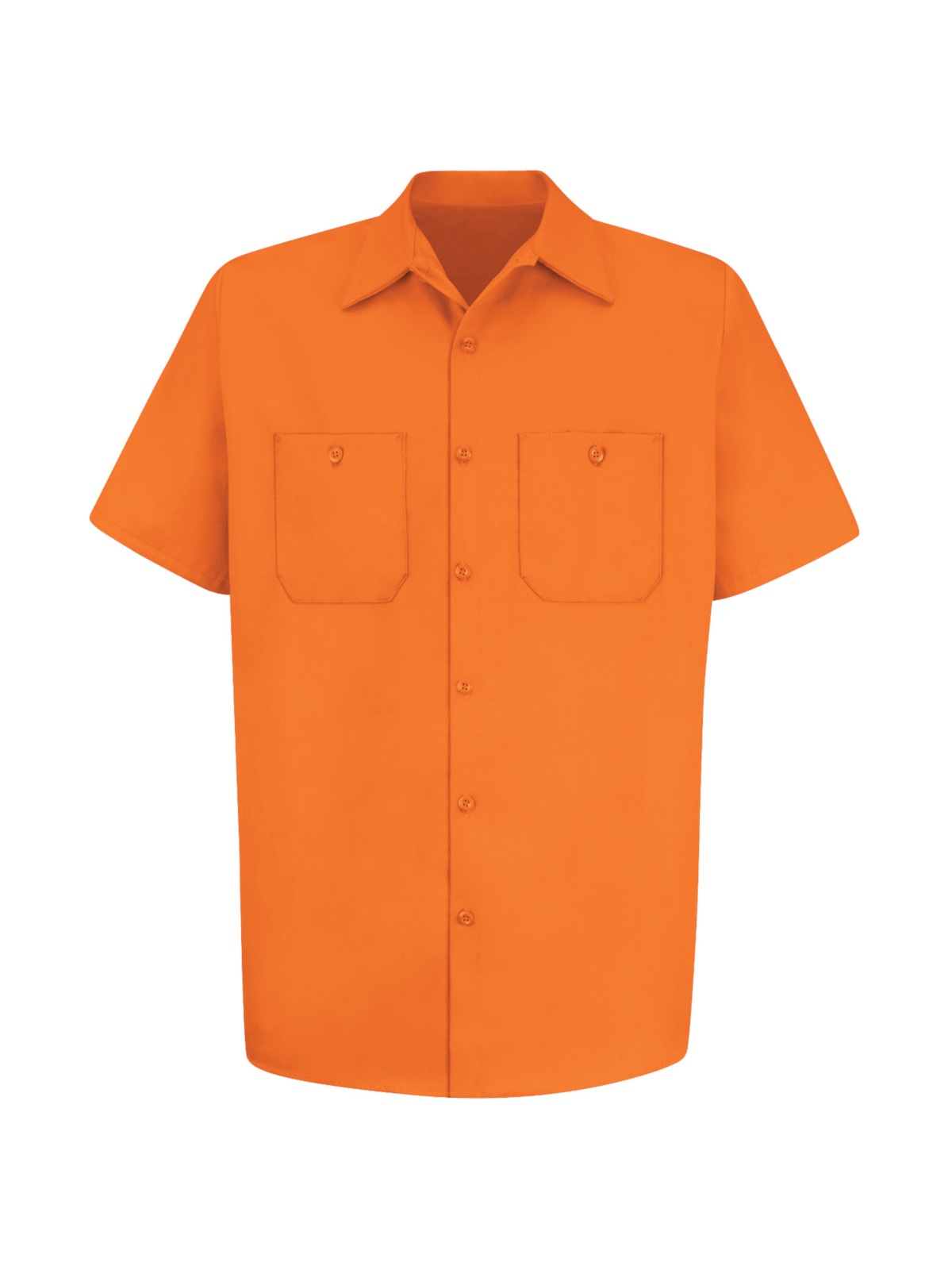 Red Kap Shirts -  Men's Short Sleeve Wrinkle-Resistant Cotton Work Shirt 6