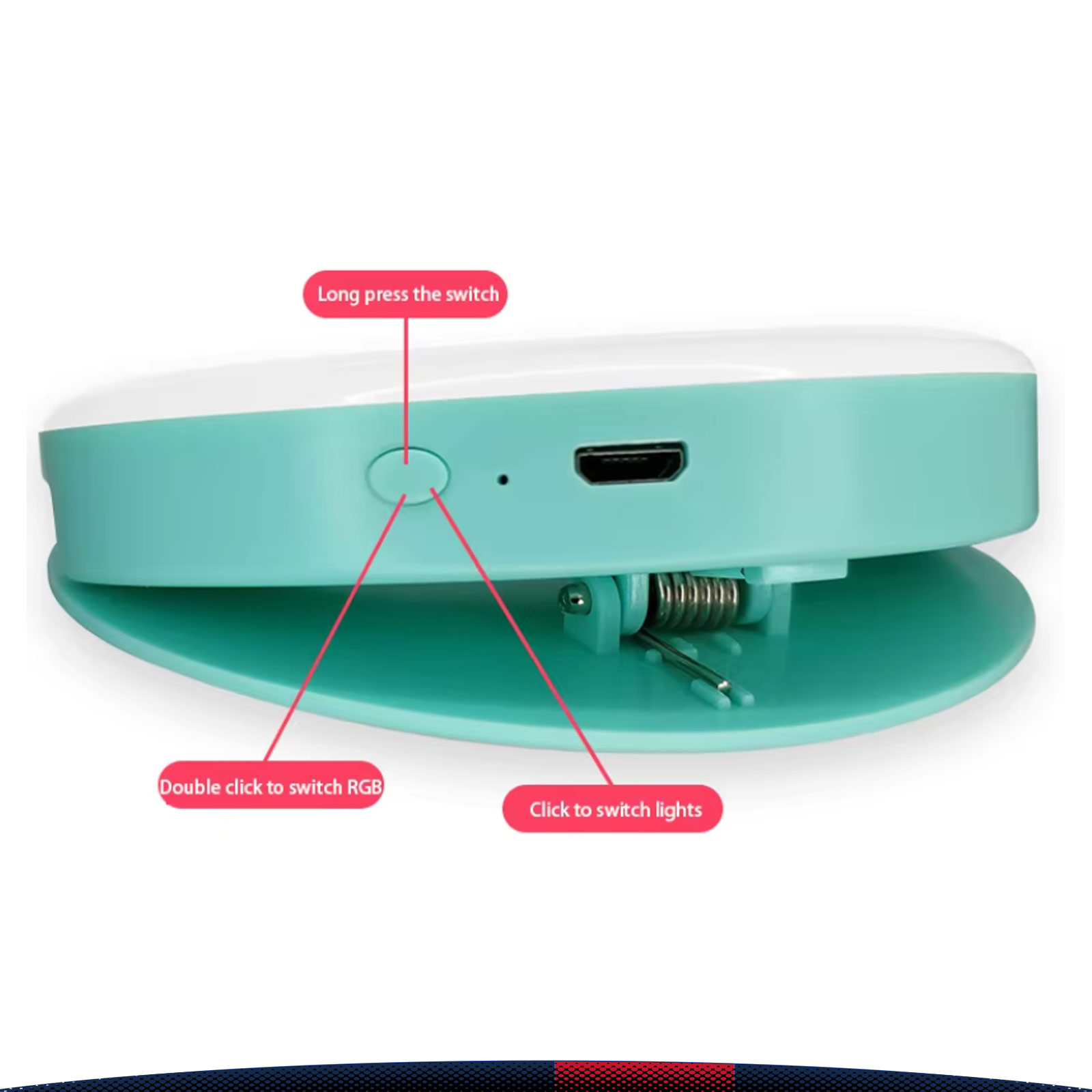 Radixa RGB Clip-On Ring Selfie Light 5