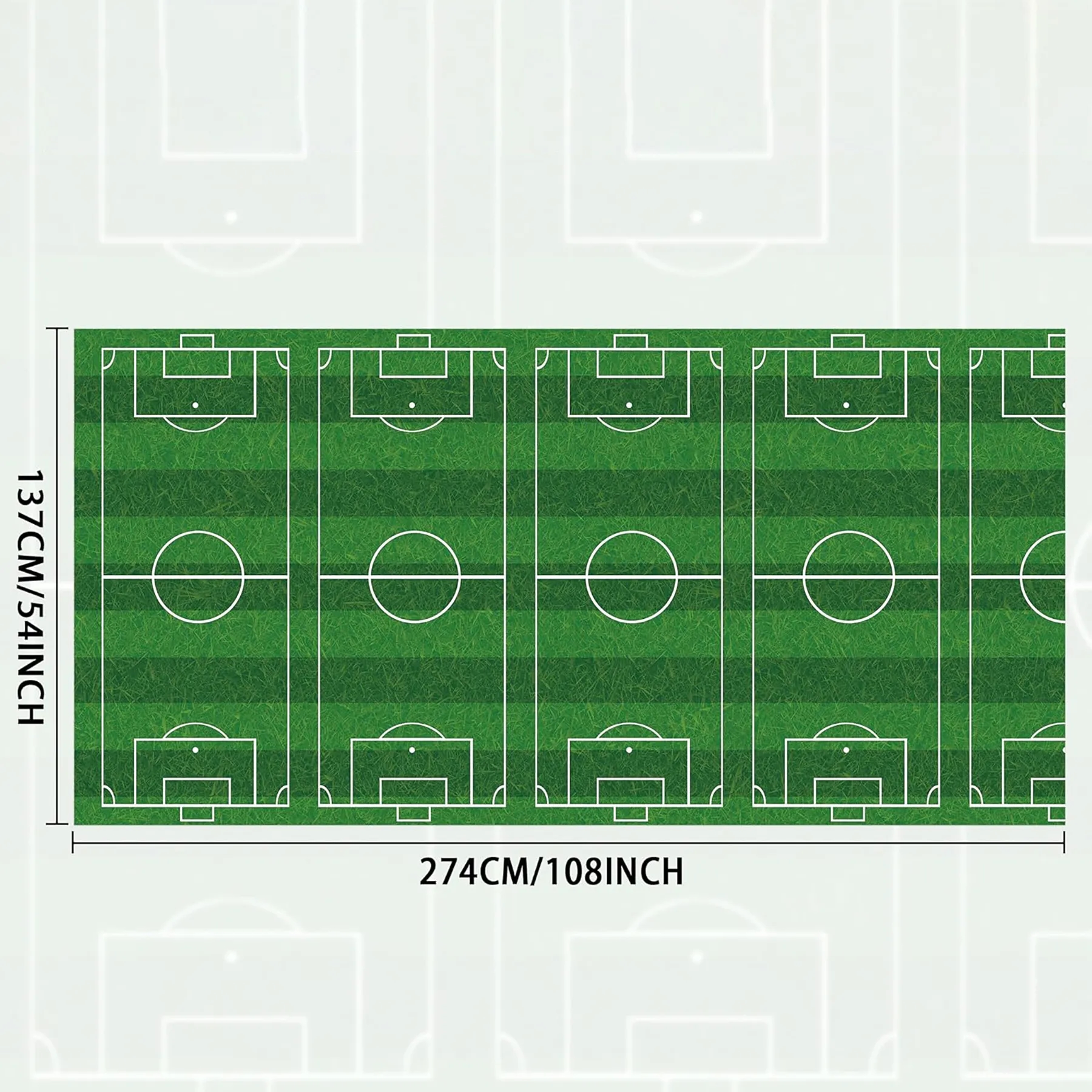 Soccer Party Decorations Tablecloth 3
