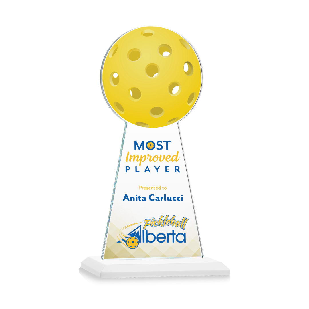 Edenwood Pickleball VividPrint™ Award - White 2