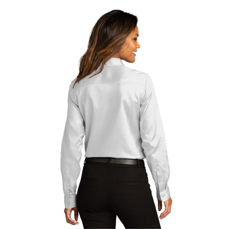 Port Authority Ladies Long Sleeve SuperPro React Twill Shirt. 45