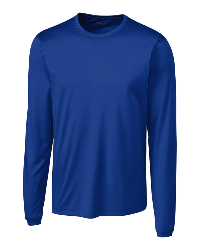 Clique Spin Solution-dyed Performance Jersey Mens Long Sleeve Tee 34