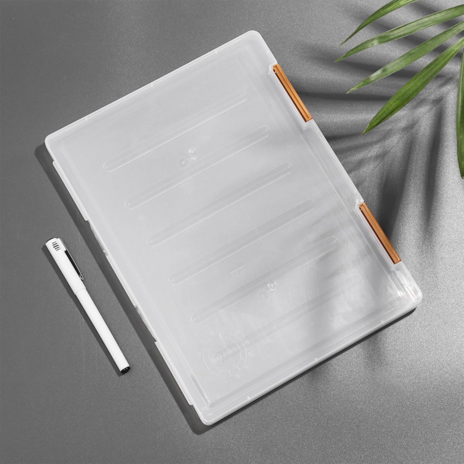 Snap Lock PP Document Organizer Box 4