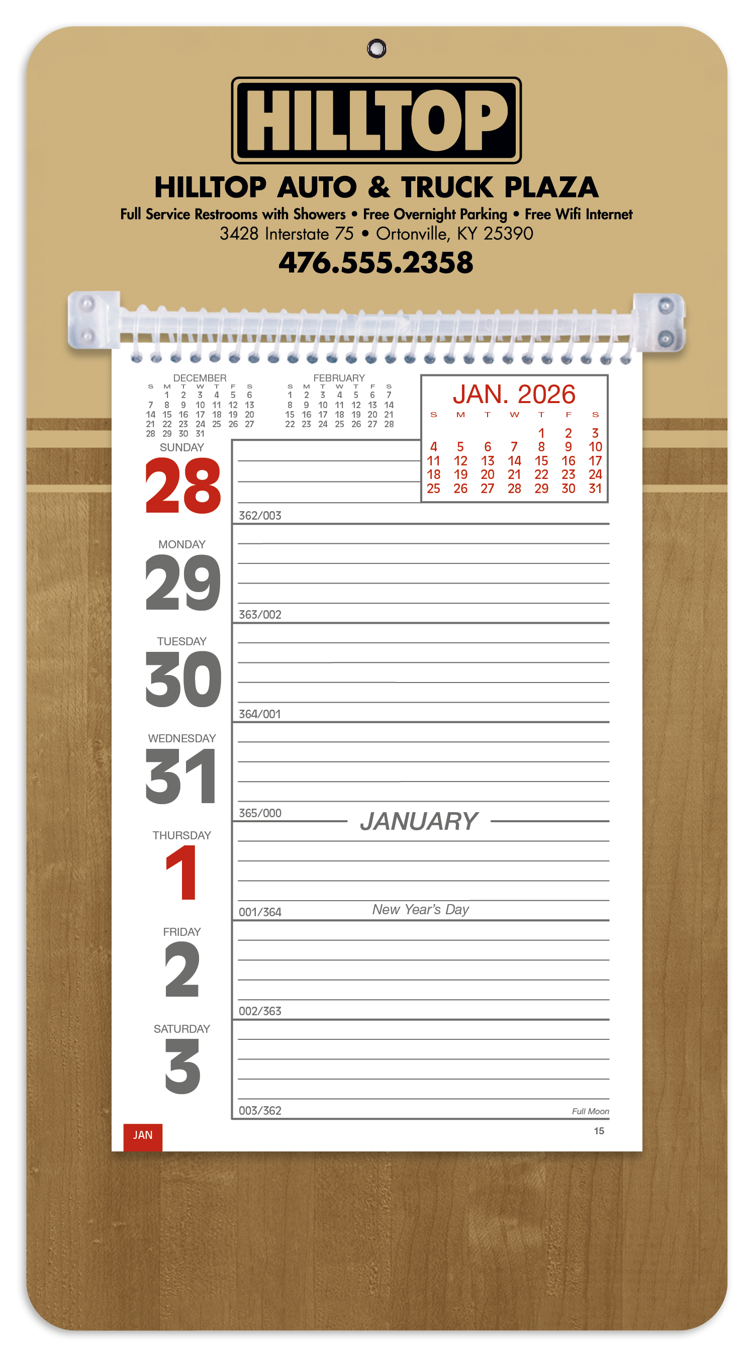 Triumph® Calendars Weekly Memo Calendar 41