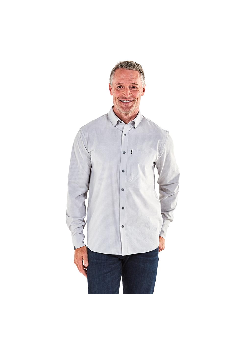 Storm Creek Men's Naturalist 4-Way Stretch Long Sleeve Outdoor Shirt 35