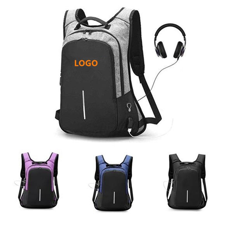 Anti Theft Backpack With USB Port 2