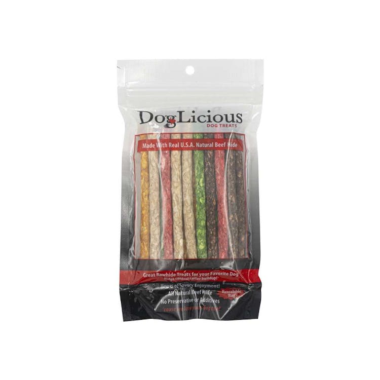 Multi-Colored Dog Sticks - 17 Pack