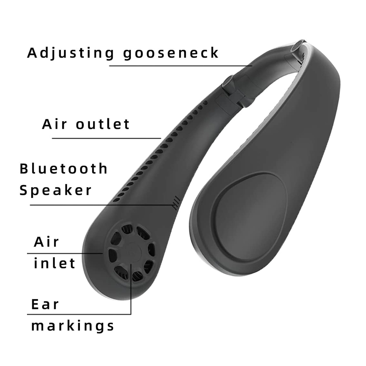 Portable Hanging Neck Fan 2