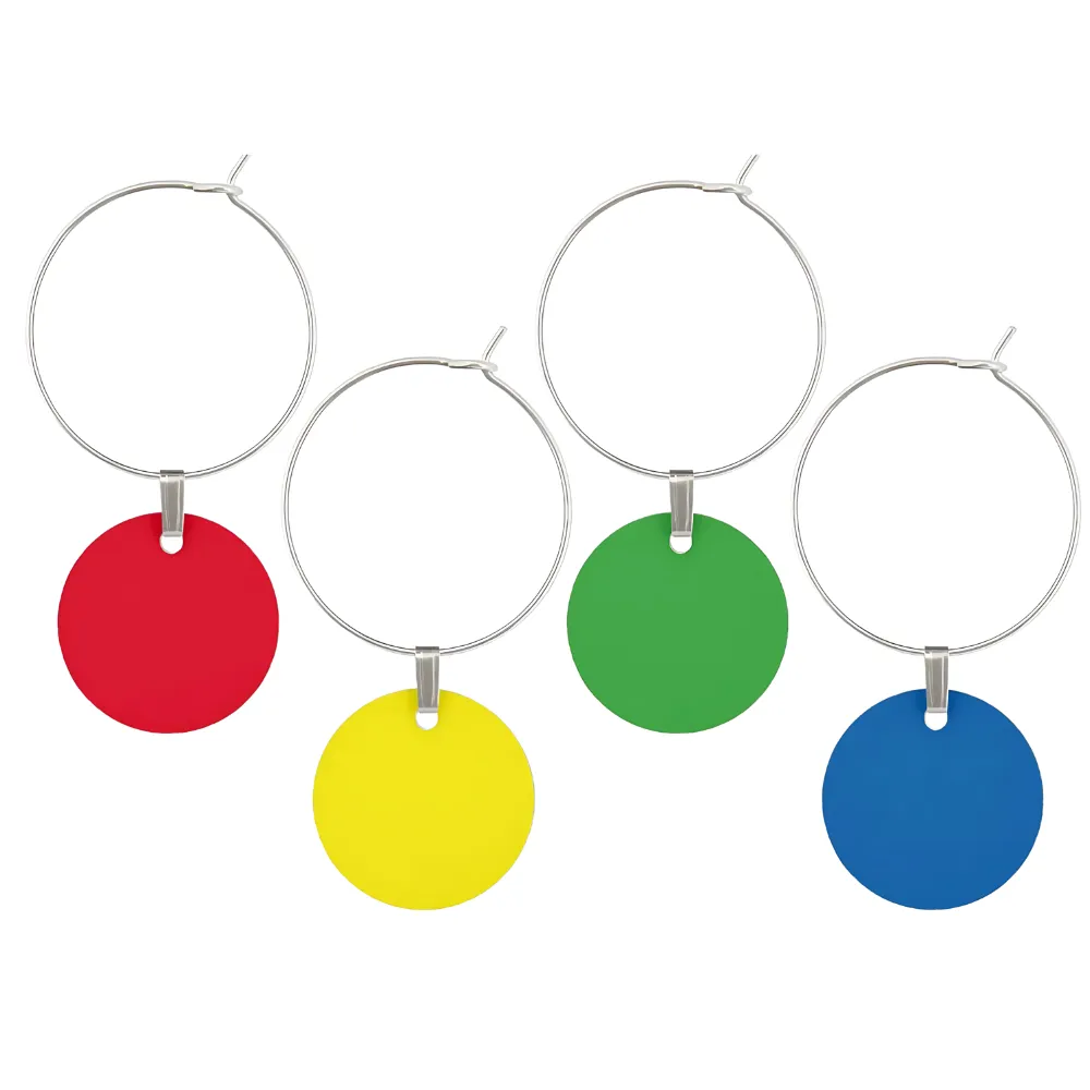 Stainless Steel Wine Charms 12