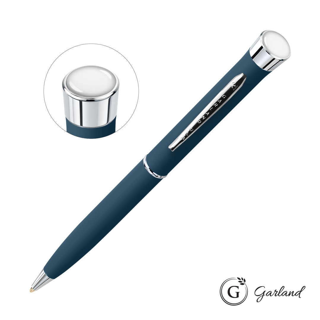 Garland® Freedom Custom Ballpoint Pen - Chrome Accent 4