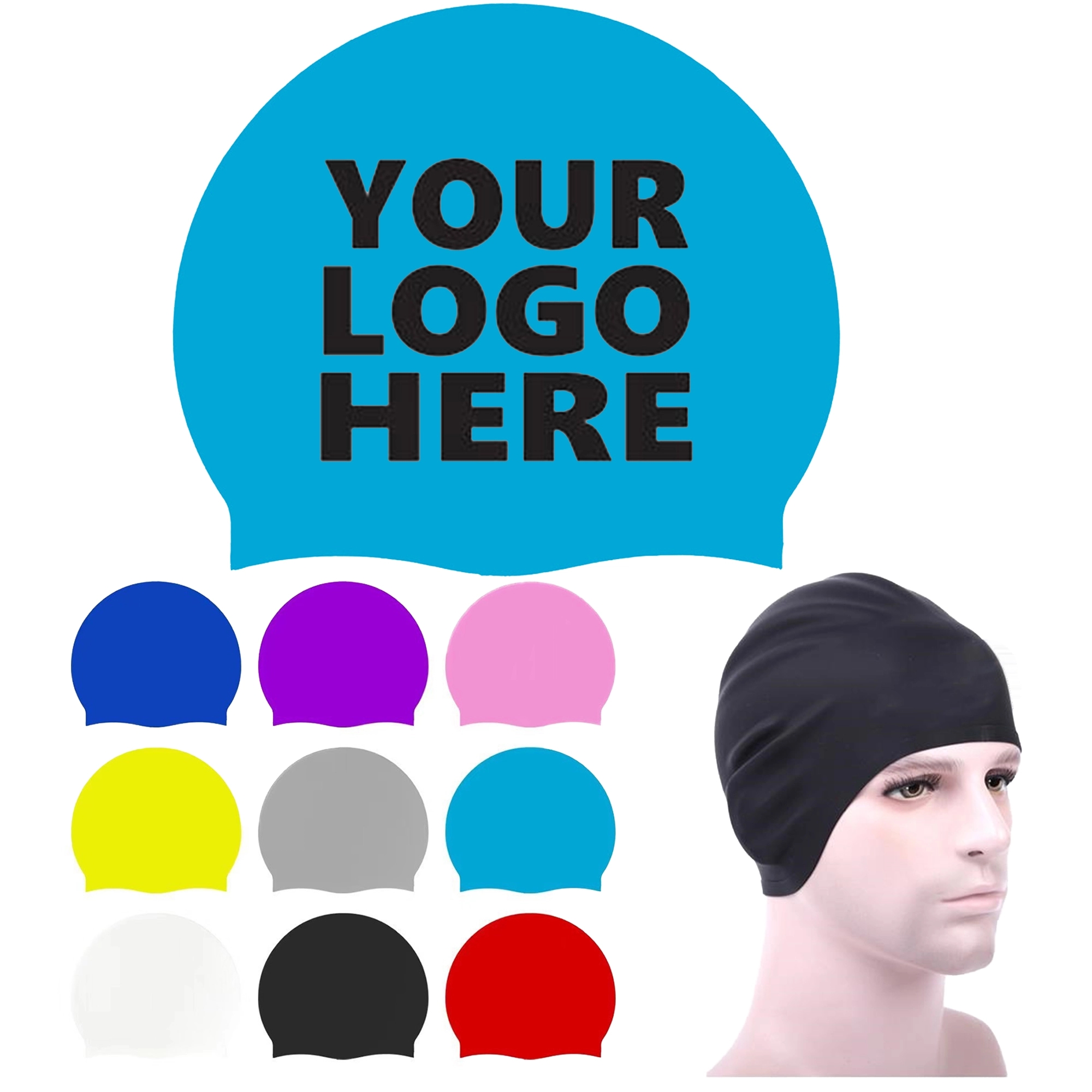 Silicone Swimming Cap 1