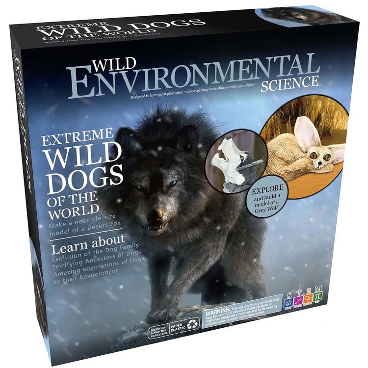Extreme Wild Dogs of the World Science Lab Kits - Paints Included 1
