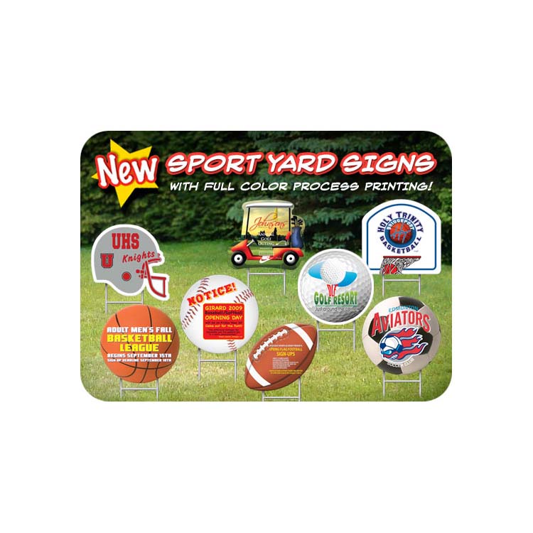 Golf Cart Sport Yard Signs