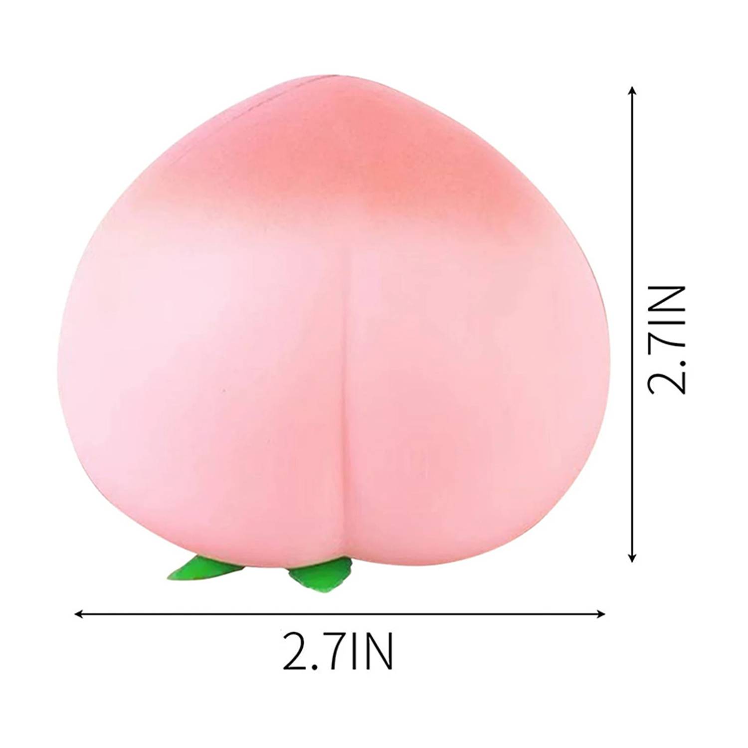 Peach-Shaped Squishy Stress Relief Toy 5