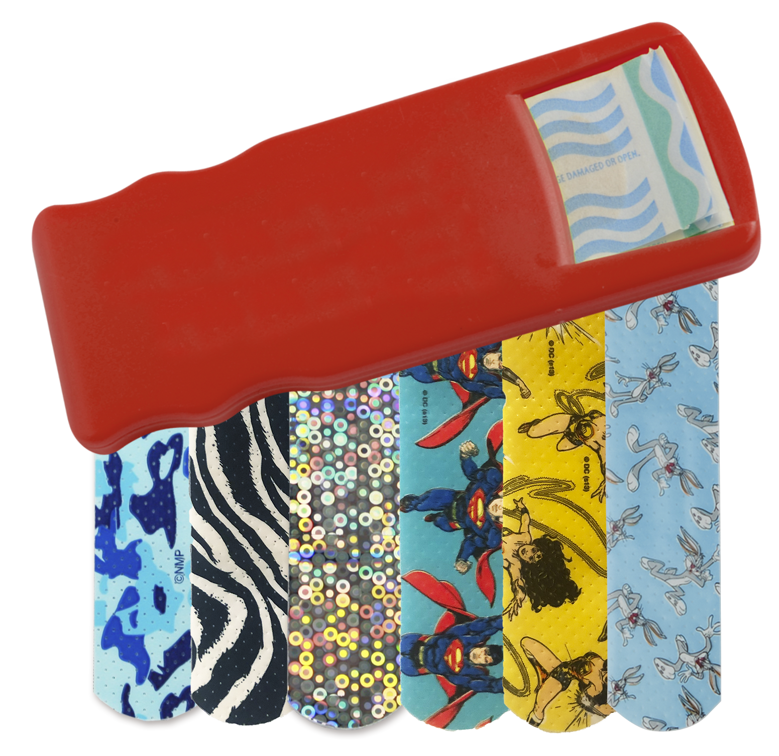 Bandage Dispenser w/ Pattern Bandages 15
