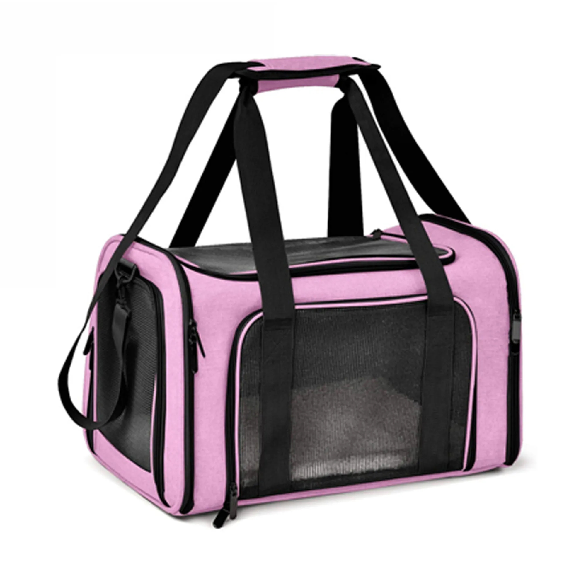 Folding Breathable Travel Pet Carrier Tote Bag 4