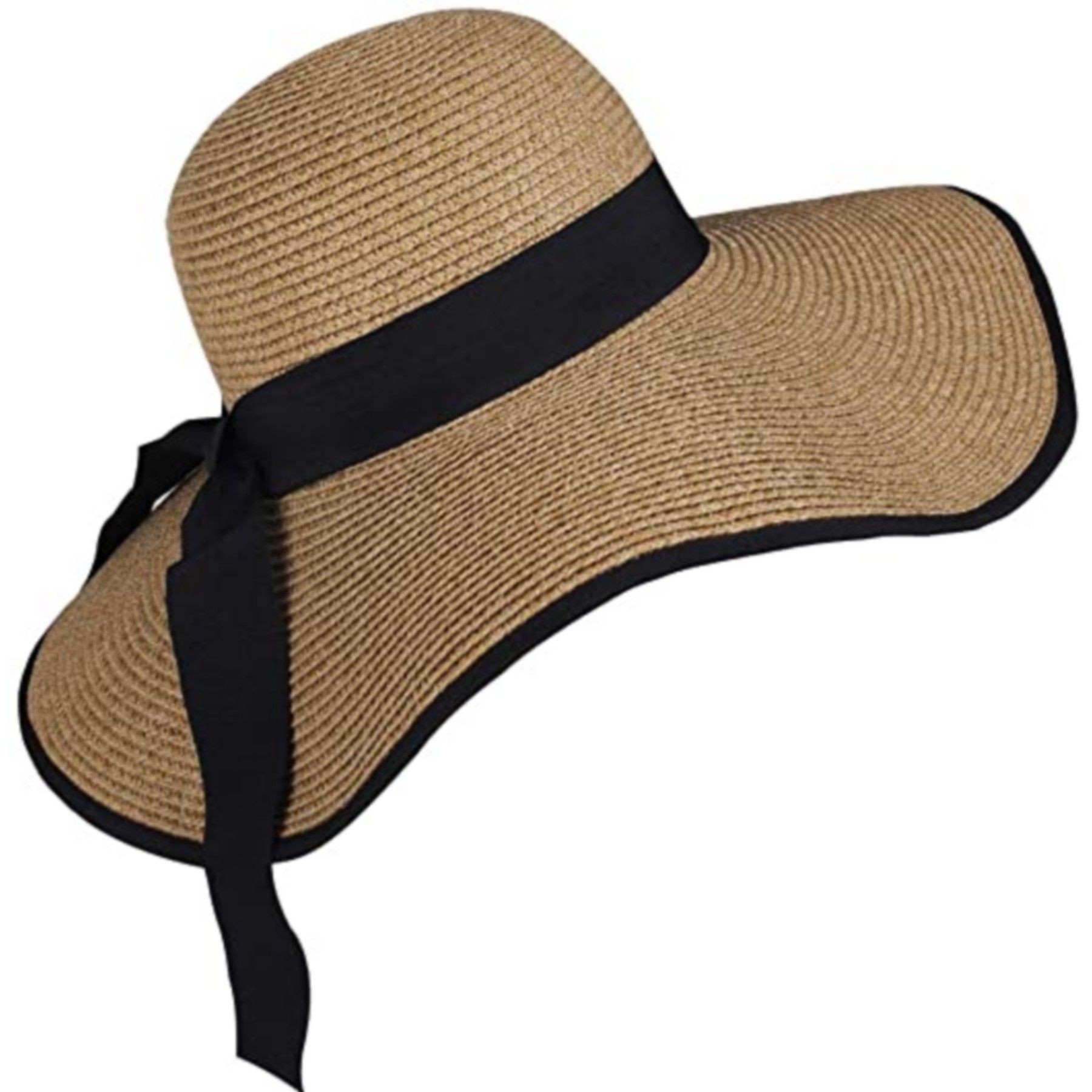 Wide Brim Sun Straw Hat Roll Up Floppy Beach Hats 6