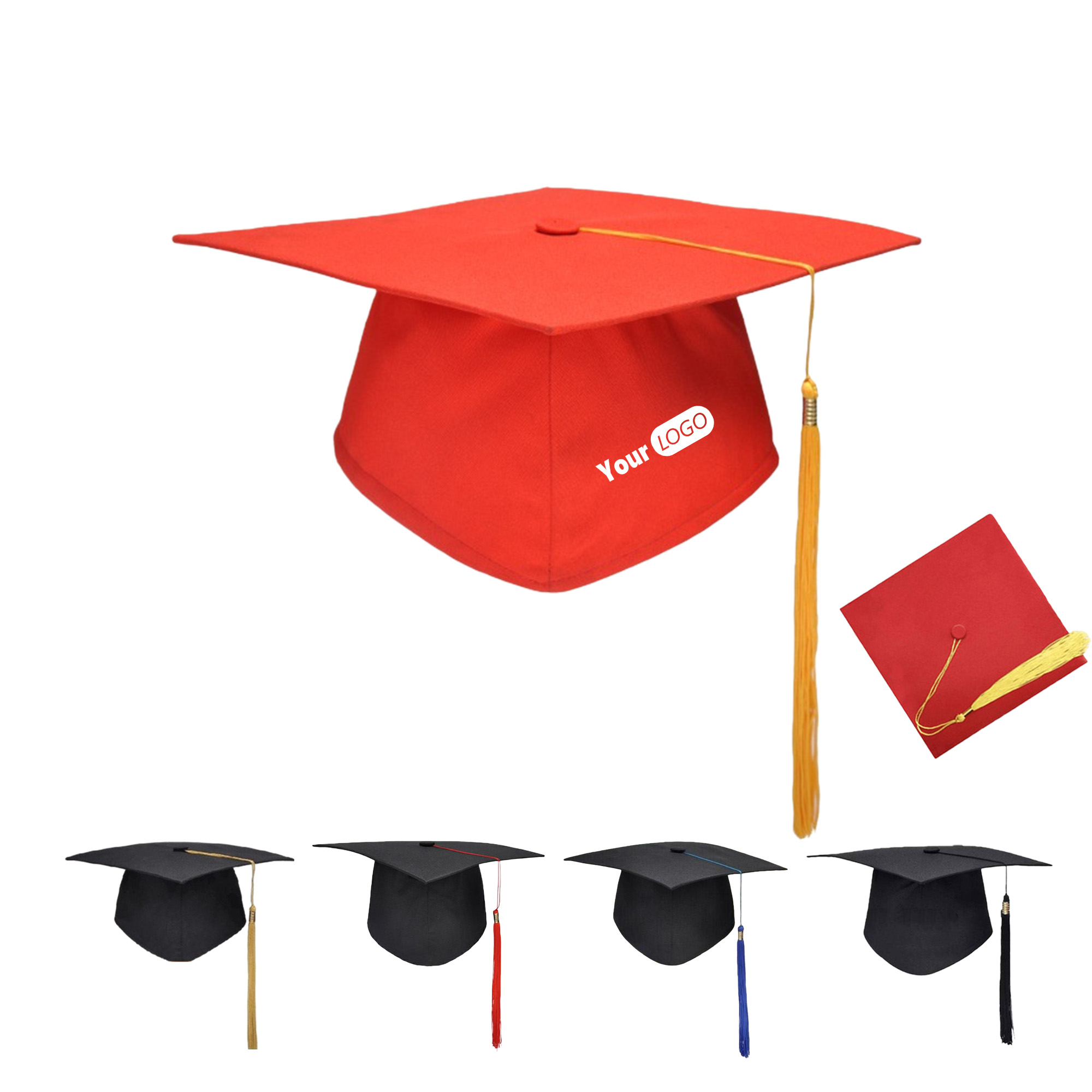 Custom Logo Academic Graduation Cap 3