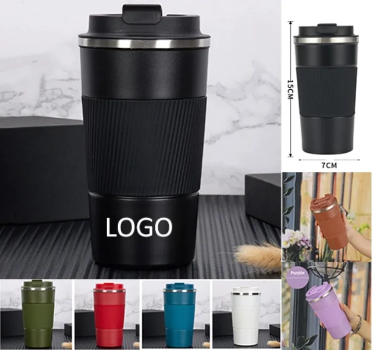Custom Stainless Steel Travel Coffee Mug Leakproof Insulated 12oz 1